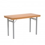 Klapptisch, 120x60 cm (B/T), 72 cm hoch, 4-Fuß, 